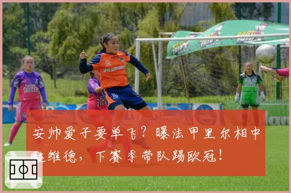 安帅爱子要单飞？曝法甲里尔相中达维德，下赛季带队踢欧冠！
